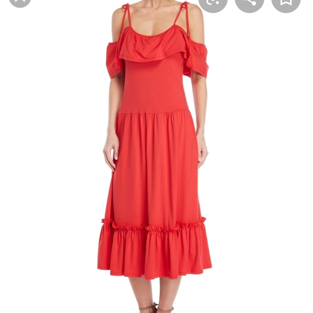 Rebecca Minkoff Red Mojave mid length dress